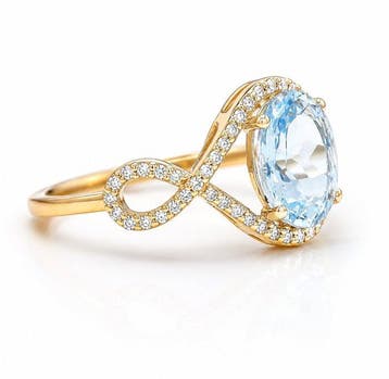 Zonder minimumprijs - Ring - 14 karaat Geel goud - 1.47ct., Nieuw