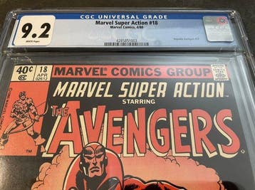 Avengers - #57 1st app Vision - Marvel Super Action #18, Nieuw