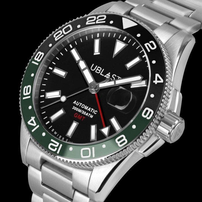 Ublast - Royal GMT Professional - UBRG44BGN - Automatic, Bijoux, Sacs & Beauté, Montres | Hommes