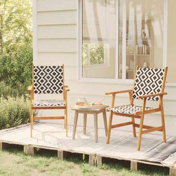 Acacia Tuinstoelen (2st) - Tweede kansje, OP = OP!, Jardin & Terrasse, Verzenden