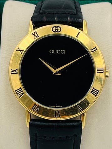 Gucci - 18K Gold Plated Dress Watch - Zonder minimumprijs -