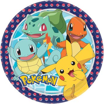 Pokemon Borden 22,8cm 8st, Verzenden