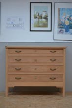 Ladekast - geaderd marmer - Commode met vier laden -, Antiek en Kunst