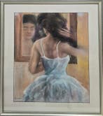 Carles Compte (1944) - NO RESERVE - Frente al espejo, Antiek en Kunst