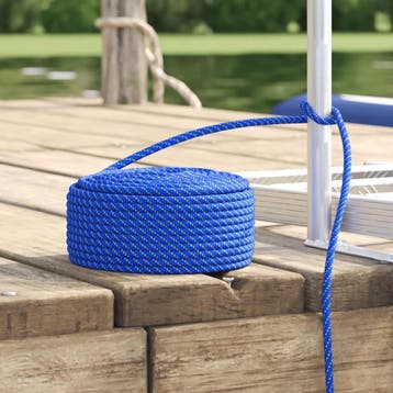 vidaXL Boot touw 10 mm 50 m polypropyleen blauw, Verzenden, Nieuw