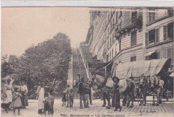 Frankrijk - Stad en Landschap - Parijs Montmartre -, Gelopen