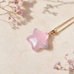 Sans réserve - Pendentif en quartz rose naturel hautement