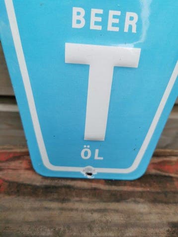 Belgisch bier - Vedett - Emaille plaat - Staal