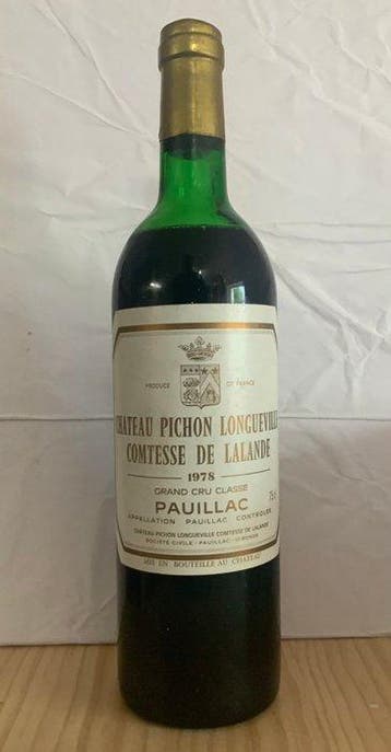 1978 Chateau Pichon Longueville Comtesse de Lalande -