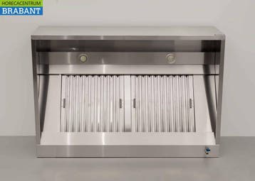 HCB RVS Afzuigkap Dampkap met lamellen filters Premium-line, Elektronische apparatuur, Ophalen of Verzenden, Nieuw