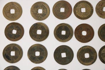 Japan. 1 Cash Lot 40 Kanei Tsuho coins (Zonder, Postzegels en Munten