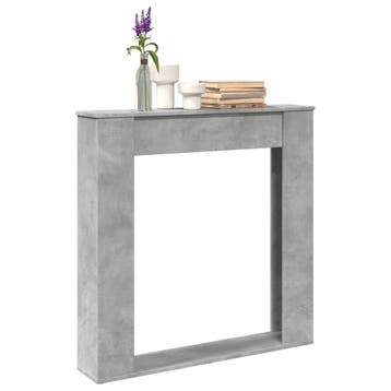 vidaXL Haardombouw 100x20x100 cm bewerkt hout betongrijs, Huis en Inrichting, Kachels, Verzenden, Nieuw