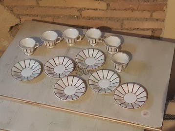 Singer - Service à petit déjeuner (12) - Porcelaine - Suite