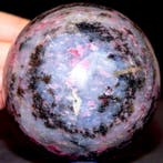 Zeldzaam !!! Kwartsbolletjes met roze toermalijn en