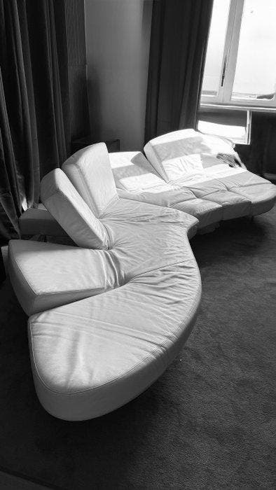 Francesco Binfaré - Sofa - Leder - Flap - Edra, Antiquités & Art, Art | Objets design