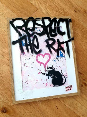 MISS RAT (1981) - RESPECT THE RAT - BANKSY TRIBUTE