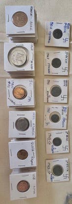Monde. Huge World Coin Collection incl. Third Reich Coins +