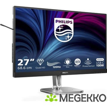 Philips 27B2U4601/00 27  Quad HD 120Hz IPS USB-C 100W, Verzenden, Nieuw