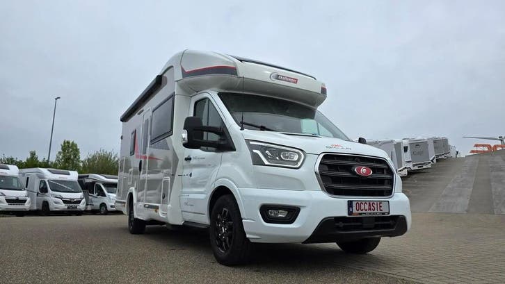 Challenger Graphite 240 Open Edition op Ford automaat 20682, Caravanes & Camping, Camping-cars