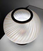 Lampe de table - Verre, Laiton - Verre vintage artistique