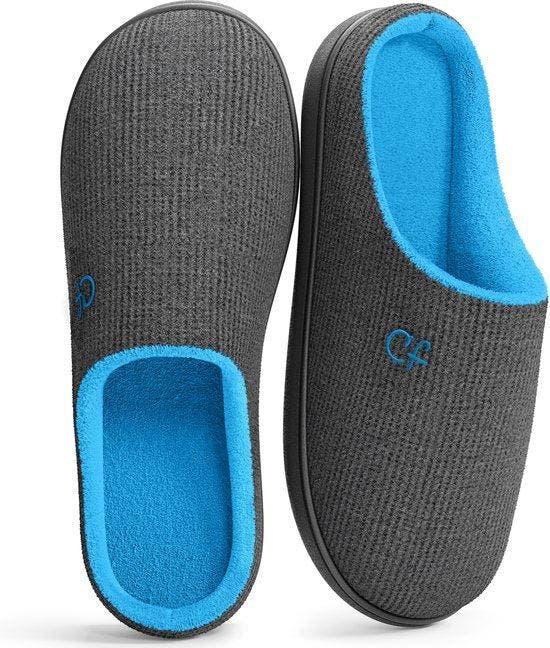 2dekans | Pantoffels Heren - Sloffen - Maat 46/47 - Grijs -, Vêtements | Hommes, Chaussures, Enlèvement ou Envoi