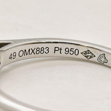 Zonder minimumprijs - Cartier - Ring Platina - solitair, Nieuw