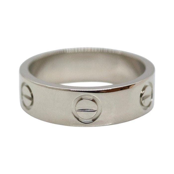 Cartier - Ring - Love - 18 karaat Witgoud, Handtassen en Accessoires, Ringen