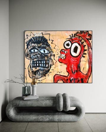 Timo Wedell - Invaders in the Dune - XXL - Hommage Basquiat