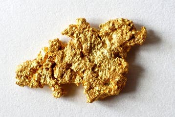Goud Goudnugget uit Frans-Guyana of Suriname, 2,043 gram-, Verzamelen