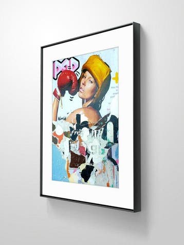 lasveguix (1986) - Kate Moss Fight, Antiek en Kunst