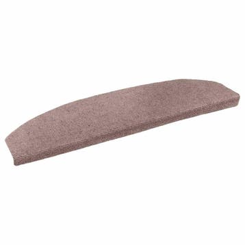 vidaXL Zelfklevende trapmatten 15 pcs Beige 80 x 24,5 x 3,5, Bricolage & Construction, Échelles & Escaliers, Verzenden