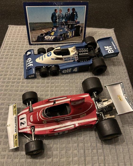 Polistil 1:16 - Modelauto (2) - 2 x Polistil Formule -1, Hobby en Vrije tijd, Modelauto's | 1:5 tot 1:12