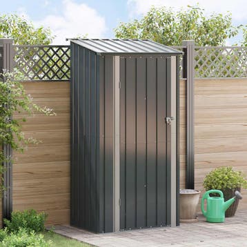 vidaXL Tuinhuisjes Antraciet 103 x 74 x 200 cm Metaal, Verzenden