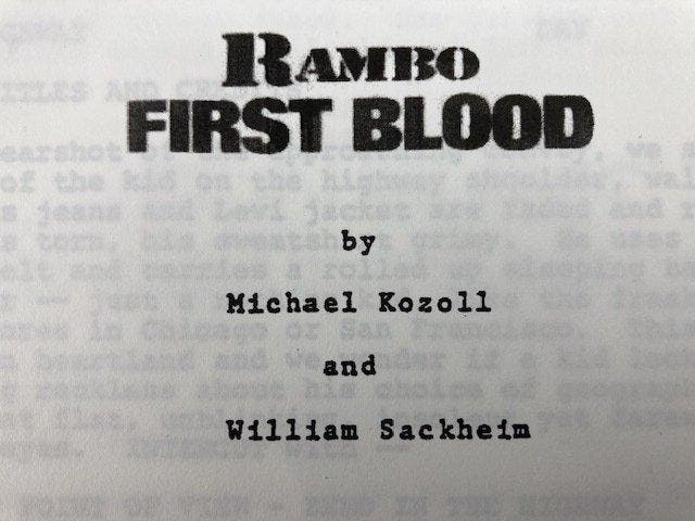 First Blood (1982) - Sylvester Stallone as John J. Rambo -, Collections, Cinéma & Télévision
