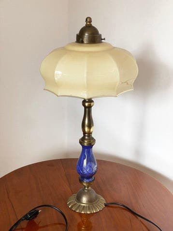 Art Nouveau - Jugendstil style Tischlampe / Lampe - Lamp -