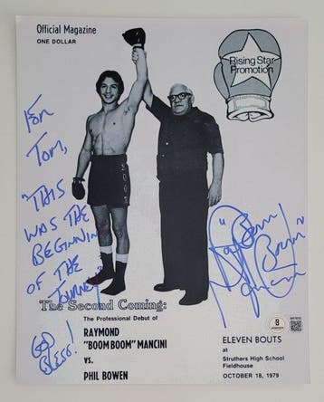 Champion Du Monde - Ray Boom Boom Mancini - Photographie