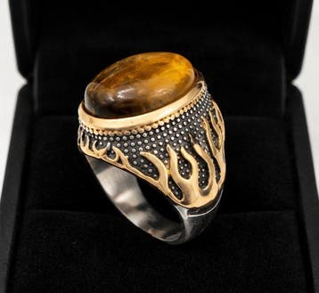 Zonder minimumprijs - Ring Zilver - 14.00ct. tw. - Het Oog, Nieuw