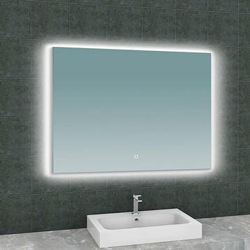 LED Spiegel 100x80cm | 2700–6400K | Dimbaar & Verwarming, Maison & Meubles, Verzenden
