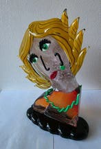 Badioli - Badioli - Beeld, I volti - 27 cm - Muranoglas