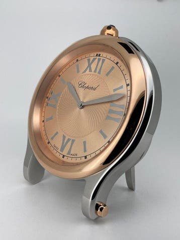 Tafelklok - Chopard - Modern Staal, Verguld - 2010-2020 -, Antiek en Kunst