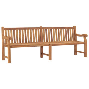vidaXL Tuinbank 228 cm massief teakhout, Verzenden