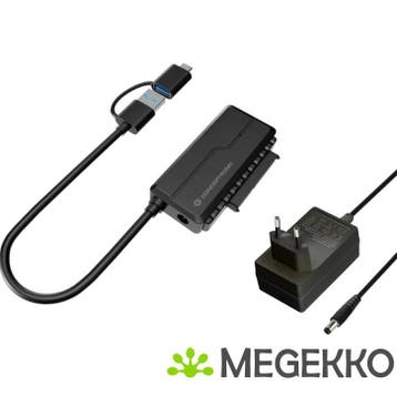 Conceptronic ABBY21B tussenstuk voor kabels USB Type-A SATA, Computers en Software, Verzenden, Nieuw