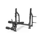 Gymfit - Olympic Decline Bench - Luxury Line Plus - Peb103, Sport en Fitness, Ophalen of Verzenden, Nieuw