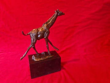 Milo - Milo (1910-1978) - Sculpture, Girafe - 23 cm - Bronze