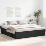 vidaXL Bedframe zwart 180x200 cm Super King Size, Verzenden, Nieuw