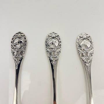 Ottar Hvar, Oslo - Bestekset (3) - Race - Art Deco - .830
