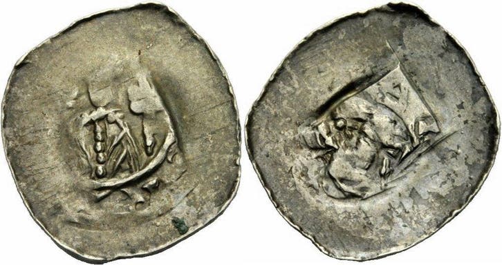 1202-1256 Kaernten, Herzogtum Rdr Kaernten St Veit Herzog..., Postzegels en Munten, Munten | Europa | Niet-Euromunten, België