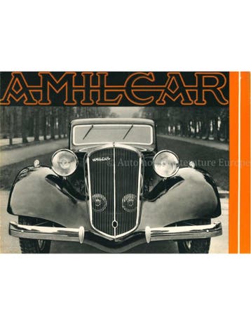 1935 AMILCAR PEGASE BROCHURE FRENCH, Nieuw