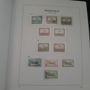 België 1930/1958 - volledige verzameling Luchtpostzegels, Postzegels en Munten, Gestempeld
