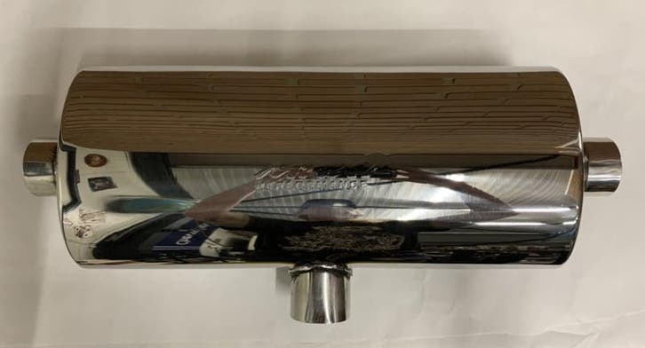 MAX Spiral Straight Flo Performance rvs uitlaat demper 2,5, Autos : Pièces & Accessoires, Autres pièces automobiles, Enlèvement ou Envoi